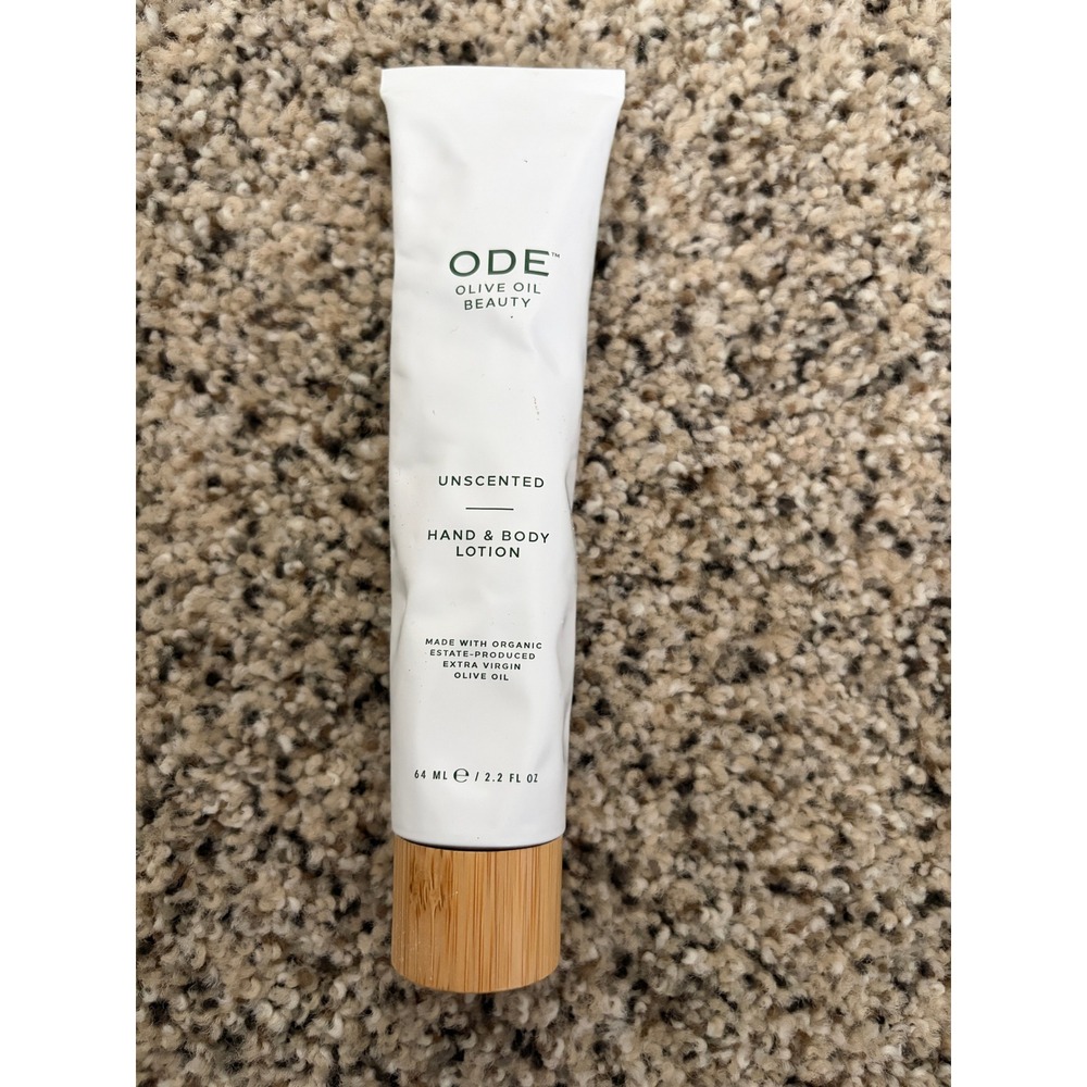ODE Olive Oil Beauty Hand & Body Lotion 2.2 oz Unscented Organic SEALED
